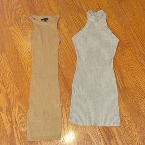 2 Sleeveless Dresses Both Size Small